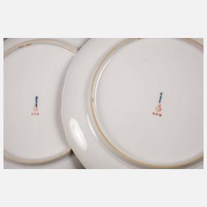 KPM Berlin zwei Teller Weichmalerei