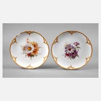 KPM Berlin zwei Teller Weichmalerei111