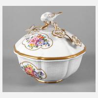 Deckeldose mit Vogelknauf111