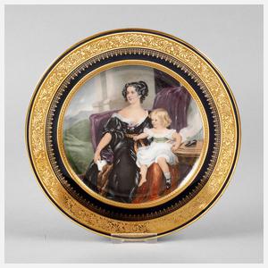 Limoges Portraitteller