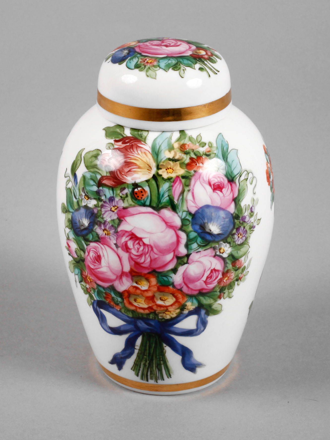 Nymphenburg Deckelvase