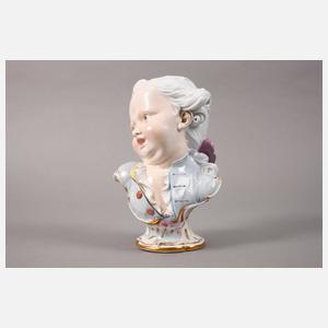 Nymphenburg Paar Kinderbüsten