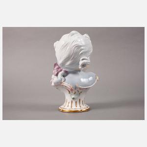 Nymphenburg Paar Kinderbüsten