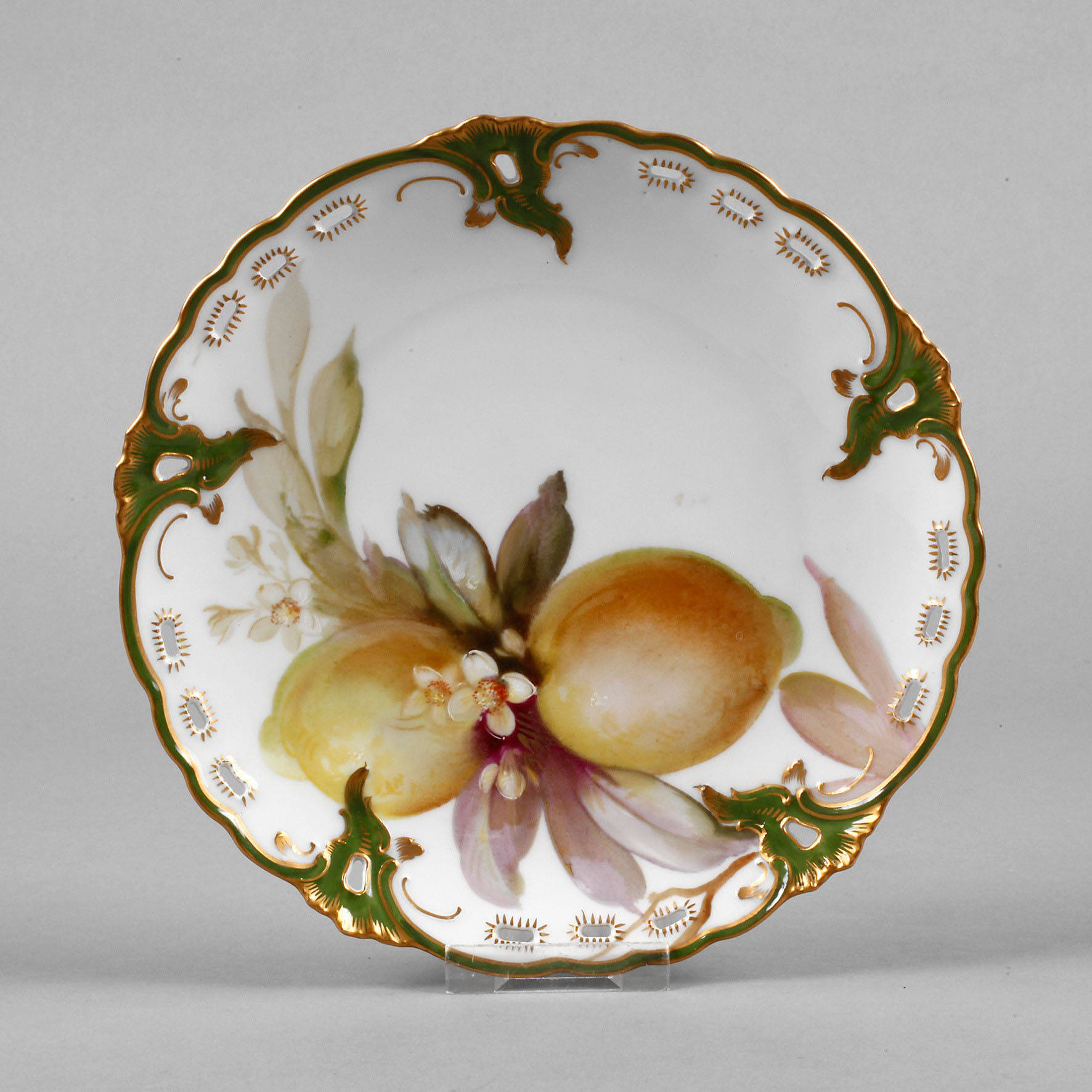 Nymphenburg Teller Zitrone