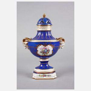 Potschappel Dresden Potpourri Deckelvase