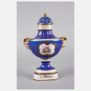 Potschappel Dresden Potpourri Deckelvase