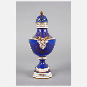 Potschappel Dresden Potpourri Deckelvase