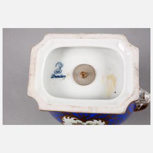 Potschappel Dresden Potpourri Deckelvase