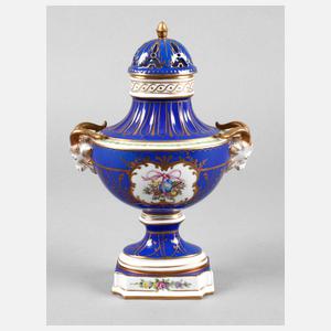 Potschappel Dresden Potpourri Deckelvase