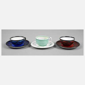 Rosenthal drei Mokkatassen