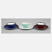 Rosenthal drei Mokkatassen111