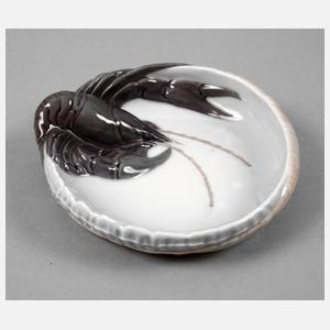 Royal Kopenhagen Schale mit Hummerrelief