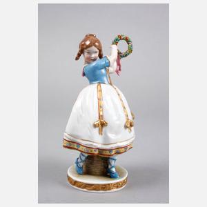 Schwarza-Saalbahn Mädchen mit Blumenkranz