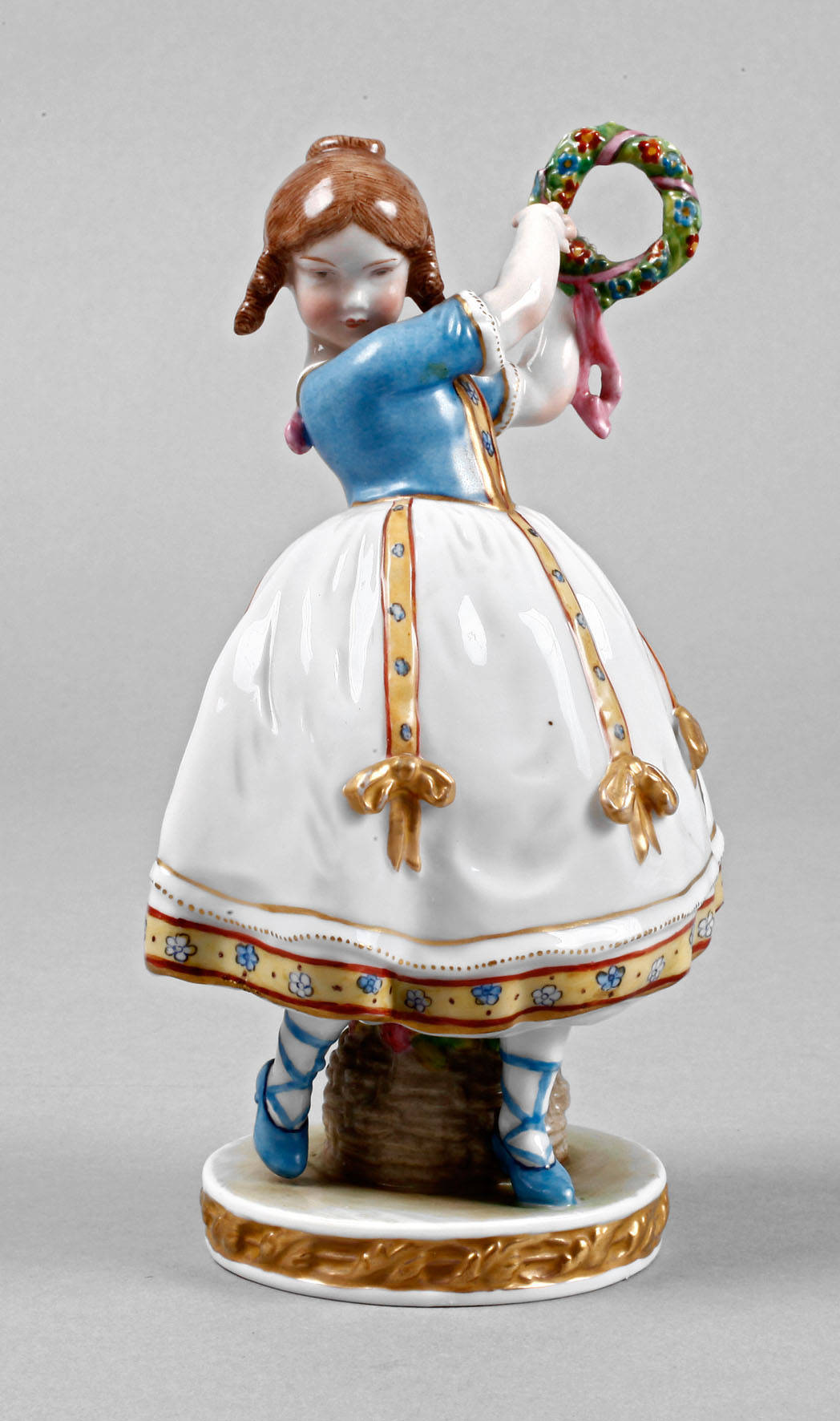 Schwarza-Saalbahn Mädchen mit Blumenkranz