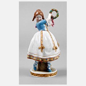 Schwarza-Saalbahn Mädchen mit Blumenkranz