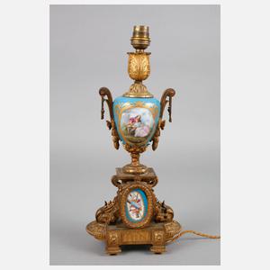 Prunkvase als Lampenfuß