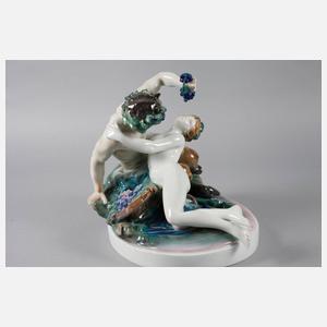 Karl Ens Volkstedt ”Bacchanal – Satyr und Nymphe”