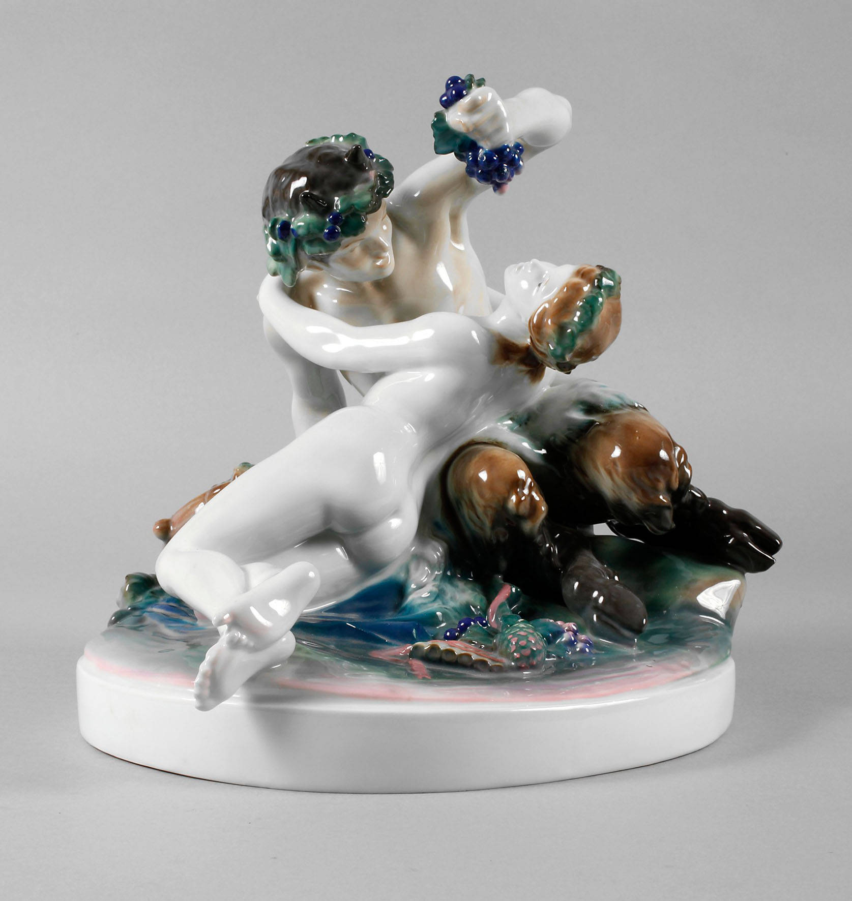 Karl Ens Volkstedt ”Bacchanal – Satyr und Nymphe”