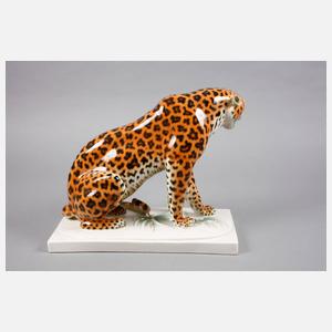 Schwarzburger Werkstätte ”sitzender Leopard”