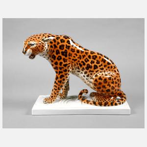 Schwarzburger Werkstätte ”sitzender Leopard”