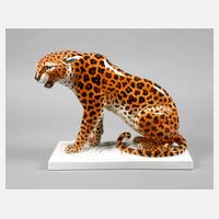 Schwarzburger Werkstätte ”sitzender Leopard”111