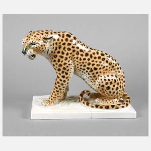 Schwarzburger Werkstätte ”sitzender Leopard”