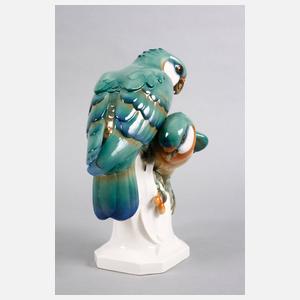 Schwarzburger Werkstätten ”Papageiengruppe”