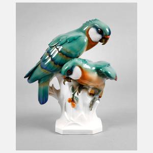 Schwarzburger Werkstätten ”Papageiengruppe”