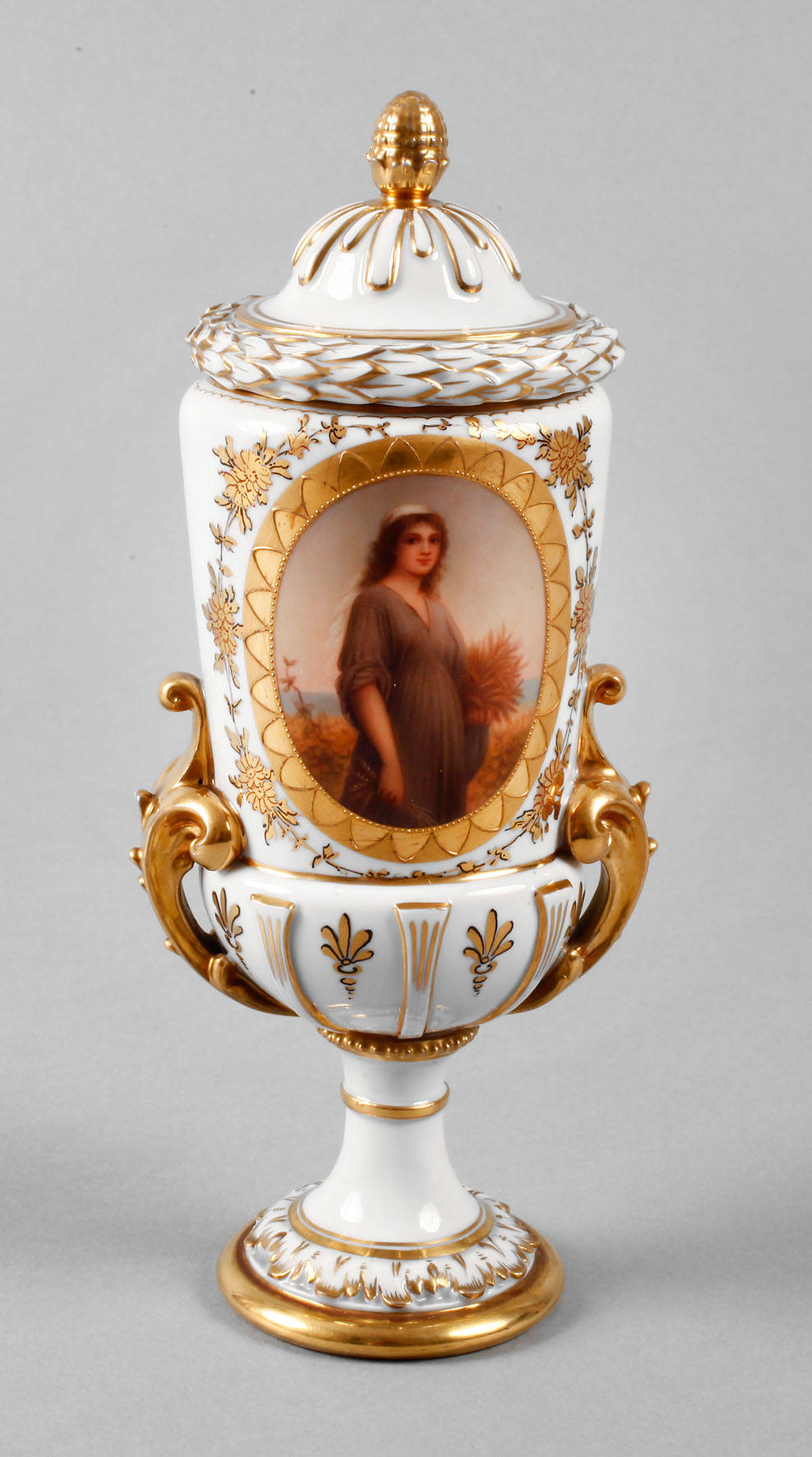 Thüringen Deckelvase