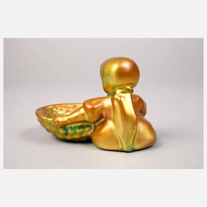 Zsolnay Pecs Schale mit Kind