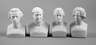 Vier kleine Portraitbüsten
