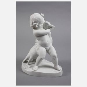 Drei Teile Bisquitporzellan