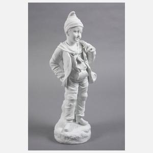 Drei Teile Bisquitporzellan