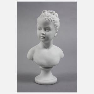 Drei Teile Bisquitporzellan