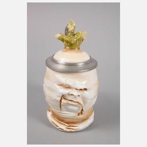 Figurenkrug als grinsender Rettich