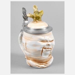 Figurenkrug als grinsender Rettich