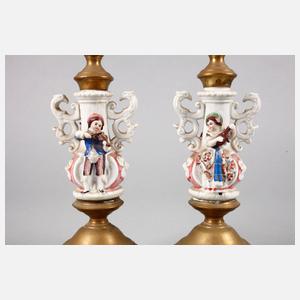Paar figürliche Kerzenleuchter