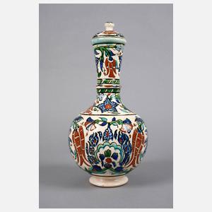 Iznik Deckelvase