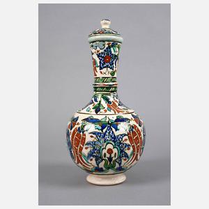 Iznik Deckelvase