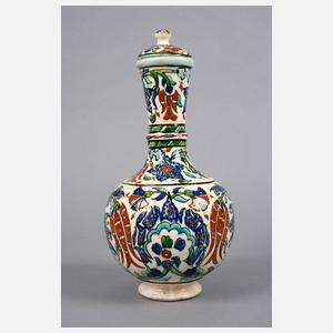 Iznik Deckelvase