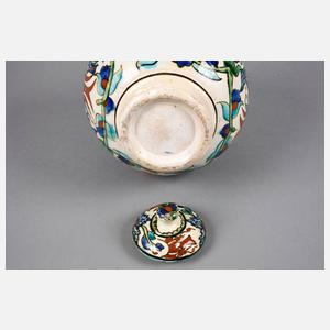 Iznik Deckelvase