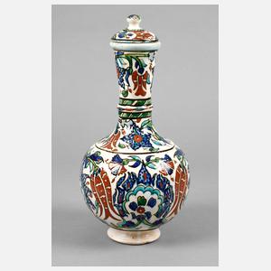 Iznik Deckelvase