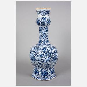 Paar übergroße Fayencevasen