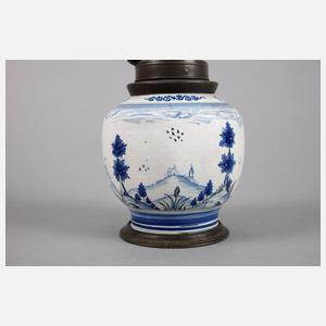 Seltene sächsische Steinzeug Schraubkruke