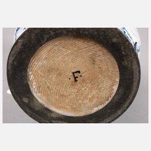 Seltene sächsische Steinzeug Schraubkruke