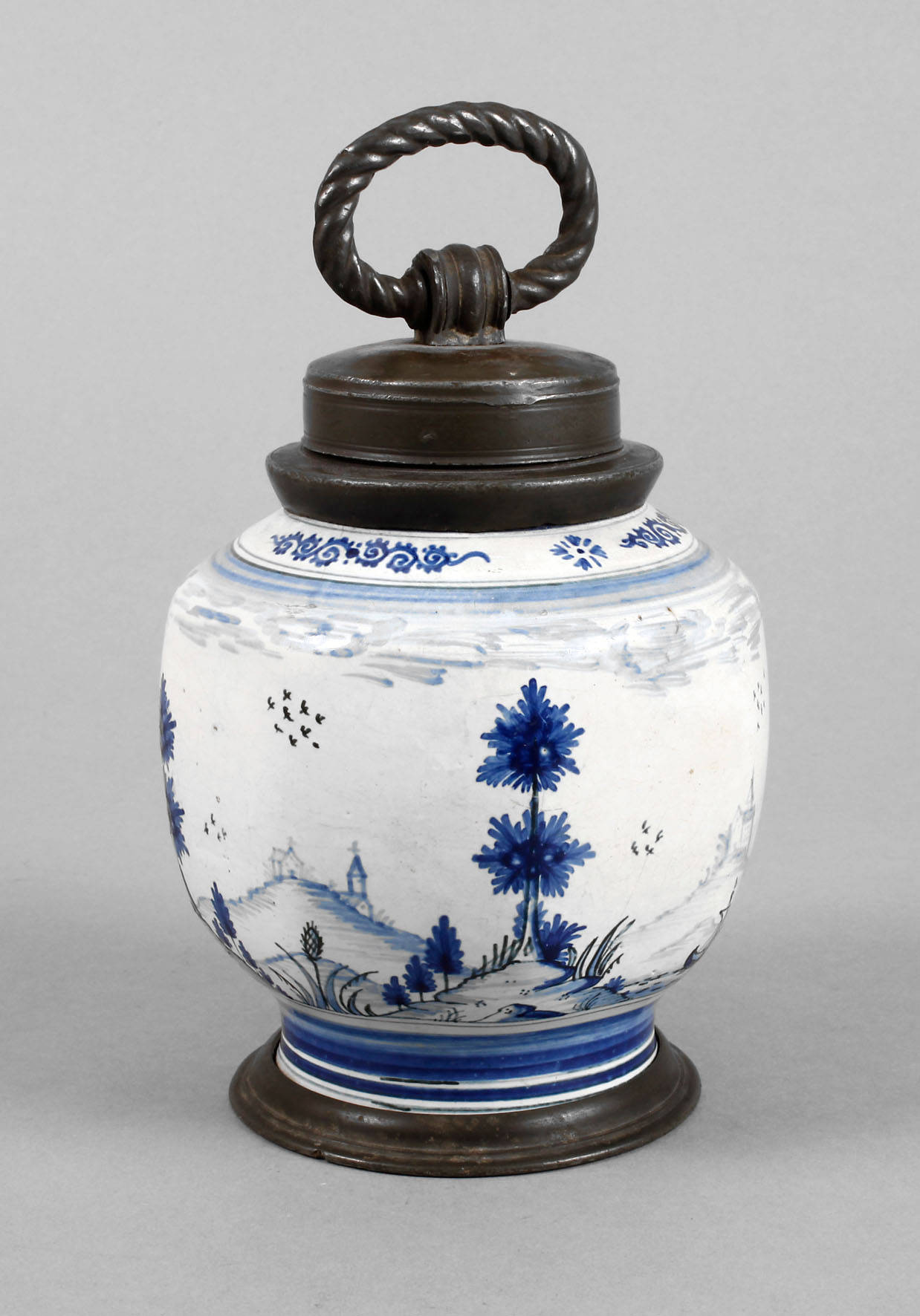 Seltene sächsische Steinzeug Schraubkruke