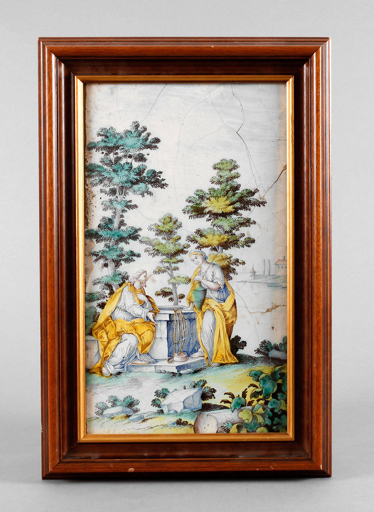 Große barocke Ofenplatte