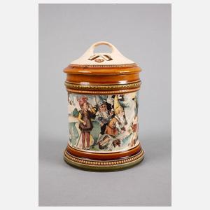 Villeroy & Boch Tabaktopf mit Zwergen