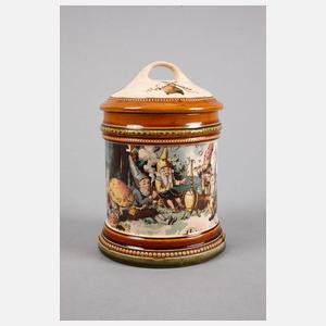 Villeroy & Boch Tabaktopf mit Zwergen