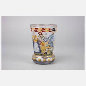 Barockes Hochzeitsglas Sachsen